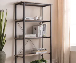Real Living Rustic 5-Shelf Bookcase 16 Real Living Rustic 5-Shelf Bookcase -Home Sale Store 810343917 2