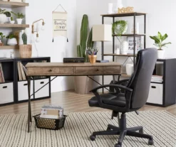 Real Living Rustic 2-Drawer Writing Desk -Home Sale Store 810343918 3