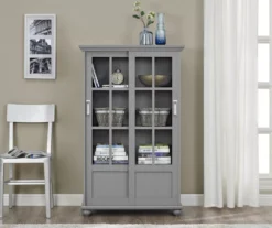 Ameriwood Glass Door 4-Shelf Bookcases -Home Sale Store 810369313