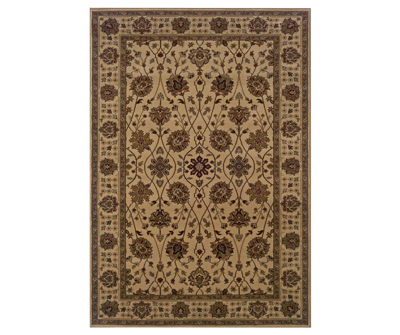 Welsh Beige Area Rug, (5' X 7'6") 1 Welsh Beige Area Rug, (5' X 7'6")