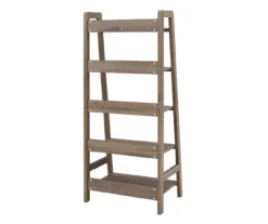 Margo Gray 5-Shelf Ladder Bookcase -Home Sale Store 810386286 A2