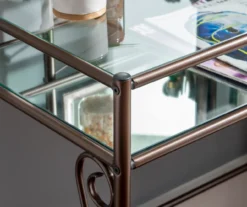 Heather Metal Adjustable Mirror Vanity Set With Stool -Home Sale Store 810389409 A8 8