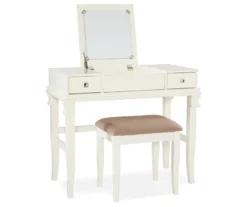 Martha Mirror Vanity Set With Stool 25 Martha Mirror Vanity Set With Stool -Home Sale Store 810389524 2 1