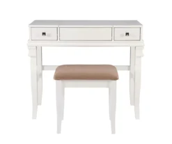 Martha Mirror Vanity Set With Stool 29 Martha Mirror Vanity Set With Stool -Home Sale Store 810389524 A0 3