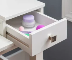 Martha Mirror Vanity Set With Stool 34 Martha Mirror Vanity Set With Stool -Home Sale Store 810389524 B8