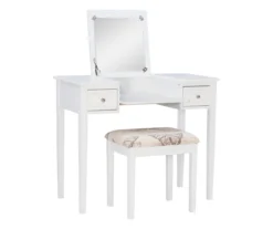 Butterfly Mirror Vanity Set With Stool -Home Sale Store 810389543 A0 3