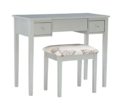 Butterfly Mirror Vanity Set With Stool -Home Sale Store 810389544 A0 1