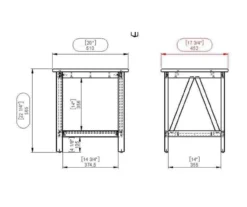 Rockford Antique Tobacco End Table -Home Sale Store 810389562 A8