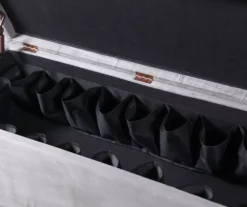 Erin Gray Padded Shoe Storage Ottoman -Home Sale Store 810389631 4