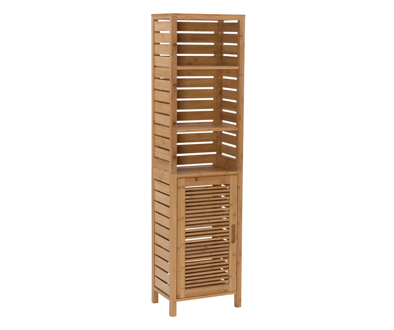 Pierce Bamboo 3-Shelf Tall Cabinet 2 Pierce Bamboo 3-Shelf Tall Cabinet - Image 2