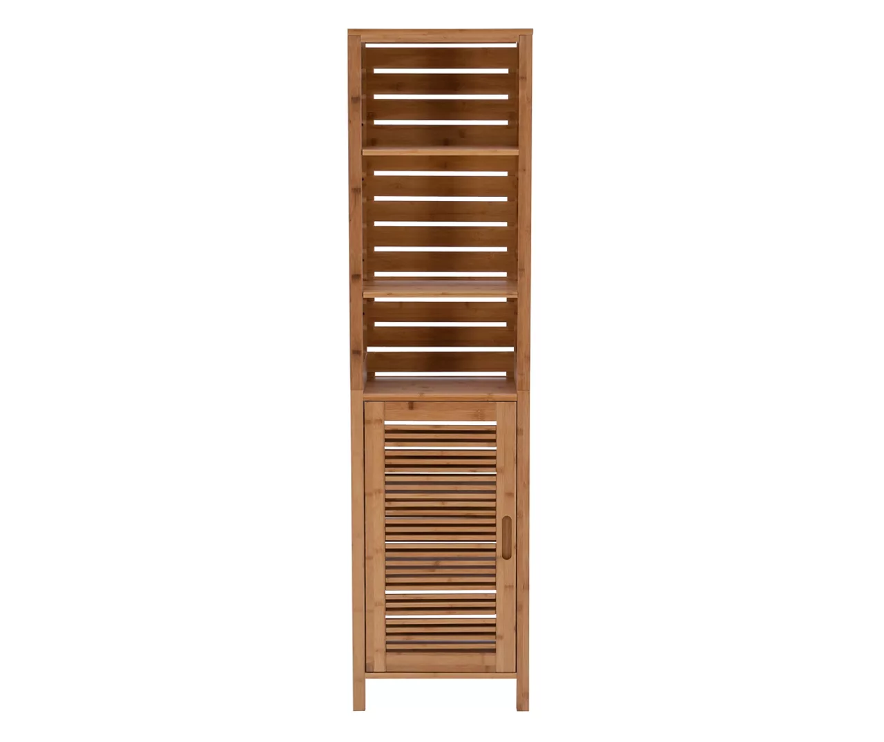 Pierce Bamboo 3-Shelf Tall Cabinet 7 Pierce Bamboo 3-Shelf Tall Cabinet - Image 7