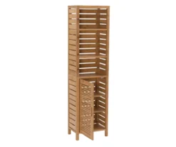 Pierce Bamboo 3-Shelf Tall Cabinet 23 Pierce Bamboo 3-Shelf Tall Cabinet -Home Sale Store 810389688 A0 3