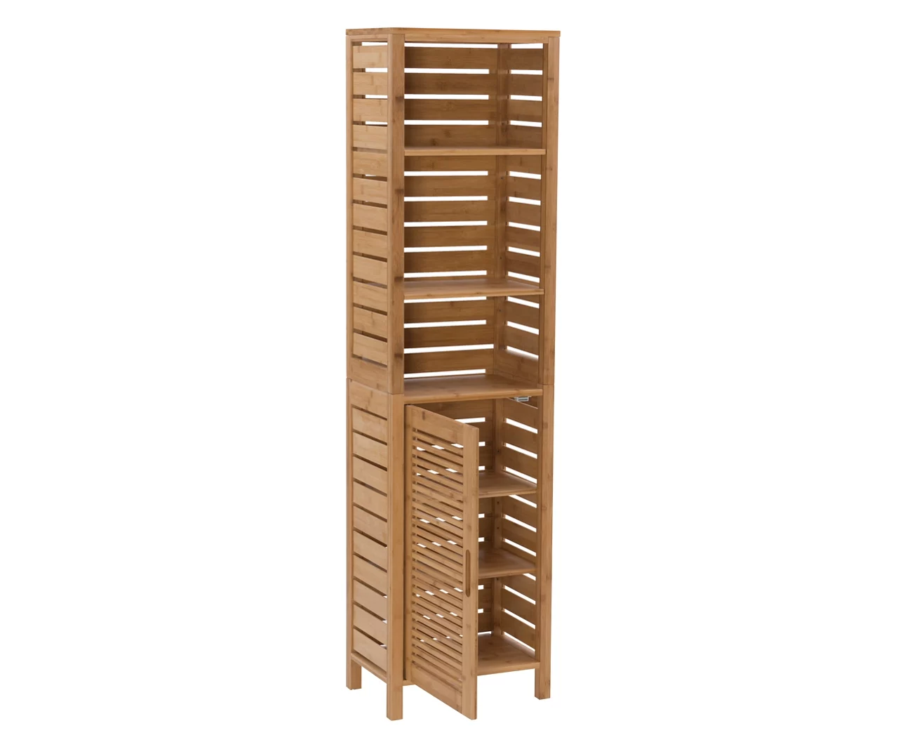 Pierce Bamboo 3-Shelf Tall Cabinet 12 Pierce Bamboo 3-Shelf Tall Cabinet - Image 12