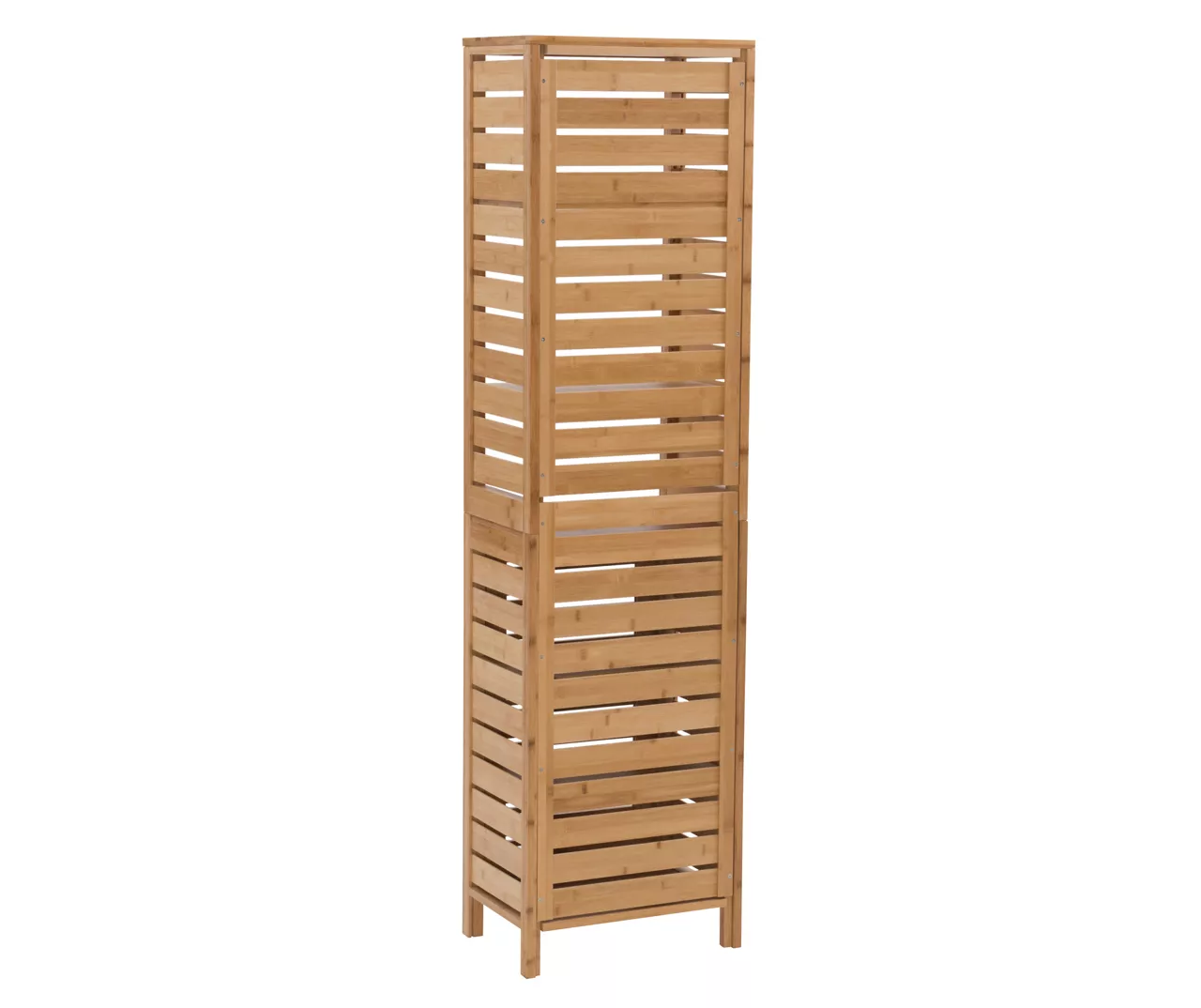 Pierce Bamboo 3-Shelf Tall Cabinet 4 Pierce Bamboo 3-Shelf Tall Cabinet - Image 4