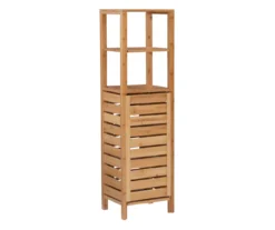 Pierce Bamboo 5-Shelf Mid Cabinet -Home Sale Store 810389690 A2 1
