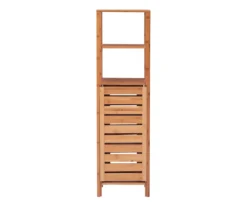 Pierce Bamboo 5-Shelf Mid Cabinet -Home Sale Store 810389690 A2 2