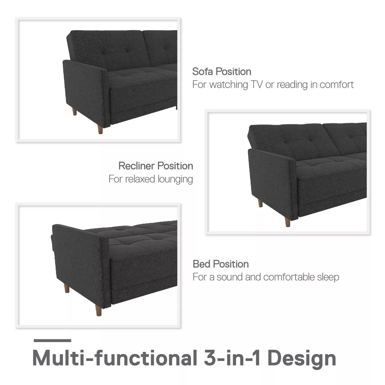 Ameriwood Avianna Coil Futon 16 Ameriwood Avianna Coil Futon - Image 16