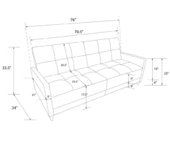 Ameriwood Avianna Coil Futon 32 Ameriwood Avianna Coil Futon -Home Sale Store 810405133 17