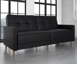Ameriwood Avianna Faux Leather Coil Futon -Home Sale Store 810405140 2