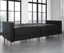 Ameriwood Avianna Faux Leather Coil Futon -Home Sale Store 810405140 3