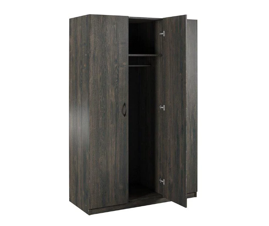 Rodeo Weathered Oak 3-Door Wardrobe 5 Rodeo Weathered Oak 3-Door Wardrobe - Image 5