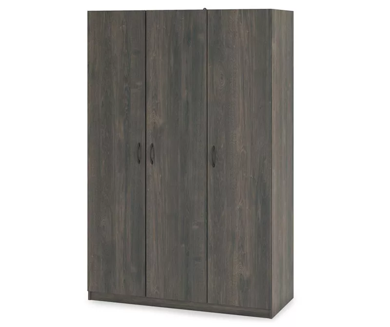 Rodeo Weathered Oak 3-Door Wardrobe 1 Rodeo Weathered Oak 3-Door Wardrobe
