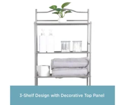 Polished Pewter Over-the-Toilet Space Saver -Home Sale Store 810418048 A0 3