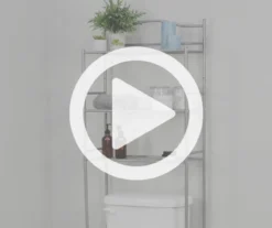 Polished Pewter Over-the-Toilet Space Saver -Home Sale Store 810418048 V0