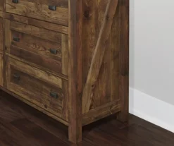 Century Lane Rustic Brown 6-Drawer Dresser -Home Sale Store 810434140 4