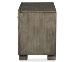 Arnett Smoky Gray Nightstand -Home Sale Store 810458207 4