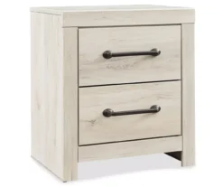 Cambeck Whitewash 2-Drawer Nightstand
