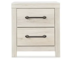 Cambeck Whitewash 2-Drawer Nightstand -Home Sale Store 810458216 3
