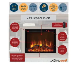 59" Century Lane Rustic Brown Electric Fireplace Console -Home Sale Store 810465020 4