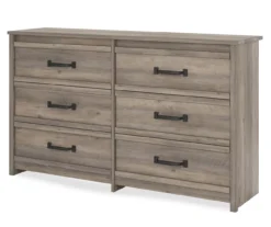 Duncan Gray Oak 6-Drawer Dresser -Home Sale Store 810465129 4