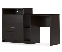Chevil Espresso Media Dresser & Desk -Home Sale Store 810465132 4