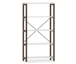 Farmhouse 5-Tier Bookshelf 5 Farmhouse 5-Tier Bookshelf -Home Sale Store 810465179 3