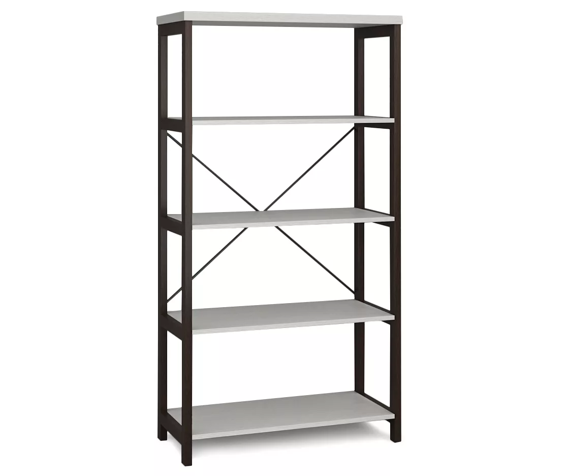 Farmhouse 5-Tier Bookshelf 1 Farmhouse 5-Tier Bookshelf
