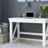 Stockton White Computer Desk