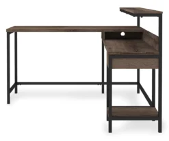 Arlenbry Gray L-Shaped Corner Desk -Home Sale Store 810485152 5