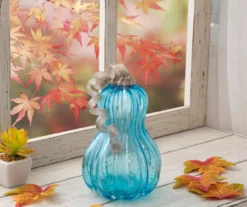Blue Speckled Glass Gourd -Home Sale Store 810491580 A0 2