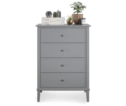 Somerville Gray 4-Drawer Dresser -Home Sale Store 810498832 3
