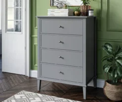 Somerville Gray 4-Drawer Dresser -Home Sale Store 810498832 4