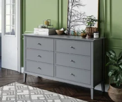 Somerville Gray 6-Drawer Dresser -Home Sale Store 810498835 4