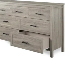 Silverton Oak 7-Drawer Dresser 7 Silverton Oak 7-Drawer Dresser -Home Sale Store 810504711 3