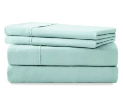 Real Living Mint Microfiber Sheet Set 5 Real Living Mint Microfiber Sheet Set -Home Sale Store 810504741