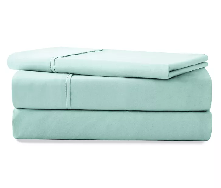 Real Living Mint Microfiber Sheet Set 1 Real Living Mint Microfiber Sheet Set