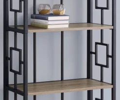 Dark Taupe Square 4-Shelf Open Bookcase -Home Sale Store 810512901 4