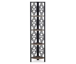 Monarch Geometric 4-Shelf Corner Bookcase 22 Monarch Geometric 4-Shelf Corner Bookcase -Home Sale Store 810512947 2