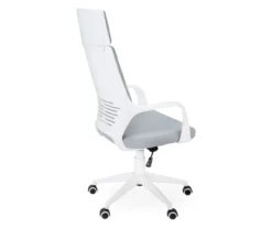 White & Gray Executive Office Chair -Home Sale Store 810512972 4