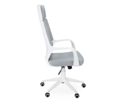 White & Gray Executive Office Chair -Home Sale Store 810512972 5